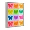 Stupell Industries Candy Butterfly Rainbow Framed Giclee, design by LISH Creative